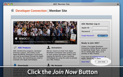 ADC Connect Home Page