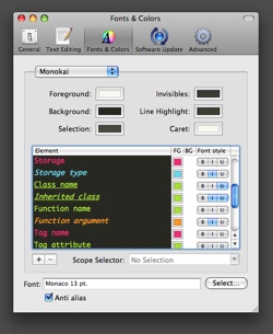 TextMate Theme Editor